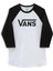 Classıc Vans Raglan-B Erkek T-Shirt - VN0A7UEF White/black 1