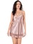 Aria's Closet Saks Kısa Saten Gecelik 3