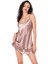 Aria's Closet Saks Kısa Saten Gecelik 4