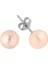 Modern Pembe Inci Küpe 1