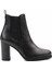 Siyah Leather Kadın Bot & Bootie K02351310103 2