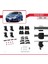 Nissan Note / Versa 2004-2012 Arası ile Uyumlu Ace-4 Ara Atkı Tavan Barı Gri 5