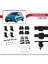 Hyundai I10 (La) 2019 ve Sonrası ile Uyumlu Ace-4 Ara Atkı Tavan Barı Siyah 5