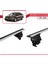 Volkswagen Jetta (A6/5c6) 2011-2018 Arası ile Uyumlu Ace-4 Ara Atkı Tavan Barı Gri 4
