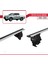 Toyota Hilux (AN130) 2015 ve Sonrası ile Uyumlu Ace-4 Ara Atkı Tavan Barı Gri 4