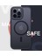 Apple iPhone 14 Pro Max Kılıf Şarj Destekli Kontrast Metal Hassas Buton Tasarım Kapak (Hibrit-Mag) 4