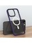 Apple iPhone 13 Pro Kılıf Şarj Destekli Kontrast Metal Hassas Buton Tasarım Kapak (Hibrit-Mag) 4