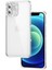 Apple iPhone 12 Kılıf Kamera Korumalı Kenarları Renkli Taşlı Parlak Silikon Kapak (Mina) 2
