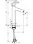 Talıs S Tek Kollu Lavabo Bataryası 190MM Kumandalı Krom 72031000 2