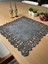 Koyu Gri Süet Kumaş Kare Amerikan Servis Takımı Supla 6'Lı 35 x 35 cm 1