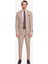 Erkek Bej Slim Fit Sivri Yaka Takım Elbise 1