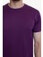 Erkek Bisiklet Yaka Pamuklu T-shirt 4