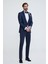 Erkek Lacivert Yelekli Slim Fit Damatlık 2