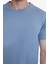 Erkek Bisiklet Yaka Pamuklu Regular Fit T-shirt 4