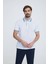 Erkek Beyaz Polo Yaka T-shirt 1