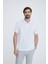 Erkek Beyaz Polo Yaka T-shirt 1