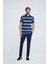 Erkek Lacivert Gri Polo Yaka T-shirt 3