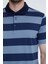Erkek Lacivert Gri Polo Yaka T-shirt 5