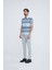 Erkek Mavi Gri Polo Yaka T-shirt 4
