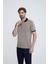 Erkek Kahverengi Polo Yaka T-shirt 2