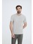 Erkek Bej Bisiklet Yaka T-shirt 3