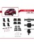 Ford Fiesta Vı 2008-2013 Arası ile Uyumlu Ace-4 Ara Atkı Tavan Barı Gri 5