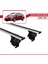 Toyota Prius Iıı (XW30) 2009-2015 Arası ile Uyumlu Ace-4 Ara Atkı Tavan Barı Gri 3