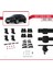 Seat Leon Iv (Mk4) 2020 ve Sonrası ile Uyumlu Ace-4 Ara Atkı Tavan Barı Siyah 5