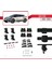 Kia Ev6 2021 ve Sonrası ile Uyumlu Ace-4 Ara Atkı Tavan Barı Siyah 5