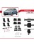 Hyundai I20 I 2008-2014 Arası ile Uyumlu Ace-4 Ara Atkı Tavan Barı Gri 5