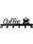 Dekoratif Metal Siyah Mutfak Kupa ve Fincan Askılığı Coffee Askılık 5