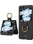 Galaxy Z Flip 5 Kılıf Kıpta Yüzüklü Flip Sert Kılıf 1