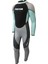 3mm Çocuk Sörf Scuba Tüplü Dalış Elbisesi Wetsuit Turkuaz 1