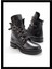 Siyah Leather Kadın Bot & Bootie K02351137403 1
