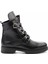 Siyah Leather Kadın Bot & Bootie K02351137403 2