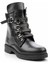 Siyah Leather Kadın Bot & Bootie K02351137403 3