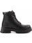 Siyah Leather Kadın Bot & Bootie K02358185103 2