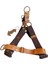 Köpek göğüs tasması hakiki deri kolon boyun ve sırttan çekmeli kahverengi genişlik:3cm göğüs ölçüsü:40-60cm ayarlamalı dog harness GT4-15 1