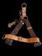 Köpek göğüs tasması hakiki deri kolon boyun ve sırttan çekmeli kahverengi genişlik:3cm göğüs ölçüsü:40-60cm ayarlamalı dog harness GT4-15 3