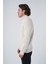 Erkek Bej Saç Yürütme Arka Kol Selanik Dik Yaka Cepli Triko Yün Hırka TRIST-5298 4