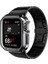 Apple Watch 42 mm Uyumlu 360 Tam Koruma Set Metal Kordon Silikon Kasa Stainless Steel Strap 1