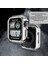 Apple Watch 42 mm Uyumlu 360 Tam Koruma Set Metal Kordon Silikon Kasa Stainless Steel Strap 3