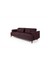 Perla Sofa Madrid Üçlü Yataklı Kanepe Koyu  Bordo Kazayağı 4