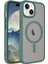 Apple iPhone 15 Plus Kılıf Mat Arka Yüzey Wireless Şarj Özellikli Flet Magsafe Kılıf 1