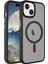 Apple iPhone 15 Plus Kılıf Mat Arka Yüzey Wireless Şarj Özellikli Flet Magsafe Kılıf 1