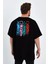 Gamer Life Baskılı Sıfır Yaka Oversize Tişört 1