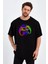 Gamer Life Baskılı Sıfır Yaka Oversize Tişört 3