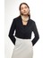 Siyah Crop Blazer 1