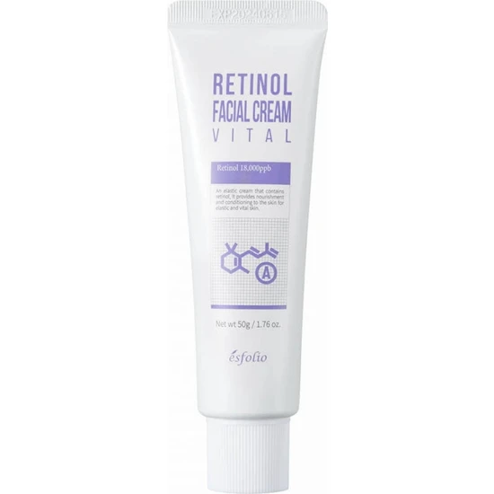 Esfolio Retinol Krem Yeni Başlayanlar Için Leke Bakım Kremi Retinol Facial Cream 50 ml