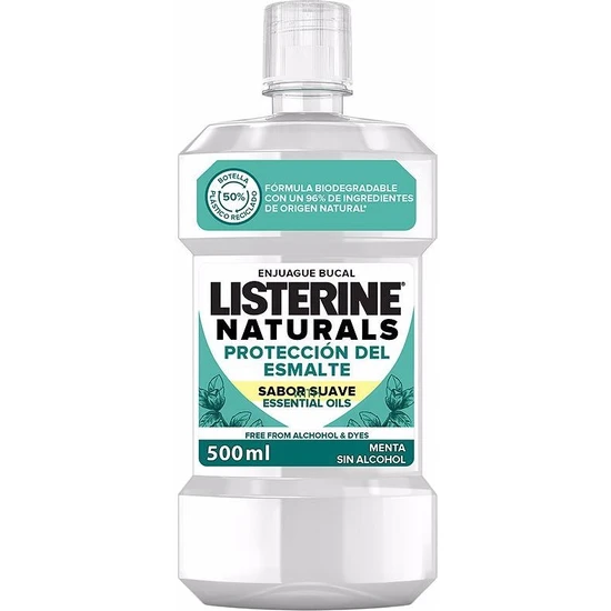 Listerine Naturals Enamel Koruyucu Ağız Bakım Suyu 500 ml